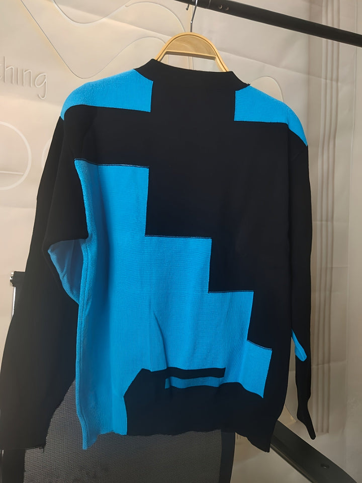 Neriva – A Blocchi di Colore in Maglia Maglione