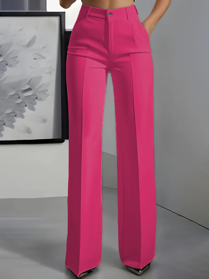 Ilyra – A Vita Alta in Tessuto Stretch Pantaloni