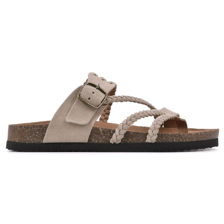 Selira – Sandali in Camoscio Intrecciato