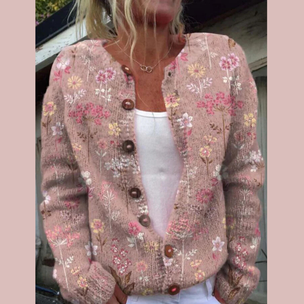 Serava – Con Bottoni in Maglia Cardigan
