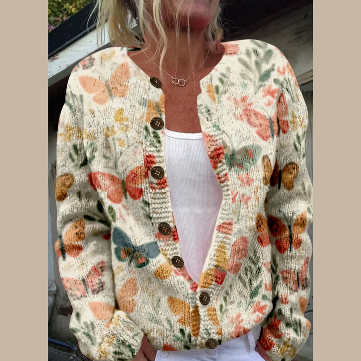 Serava – Con Bottoni in Maglia Cardigan