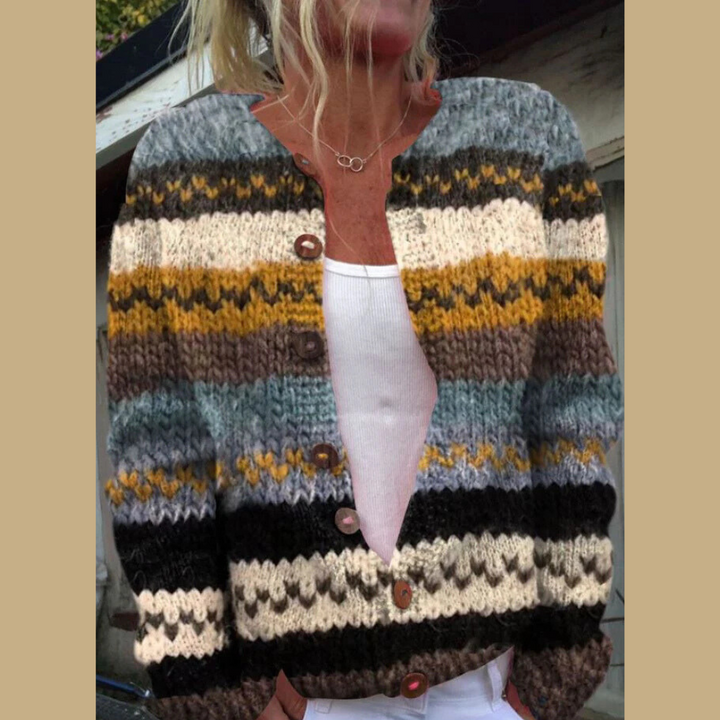Serava – Con Bottoni in Maglia Cardigan