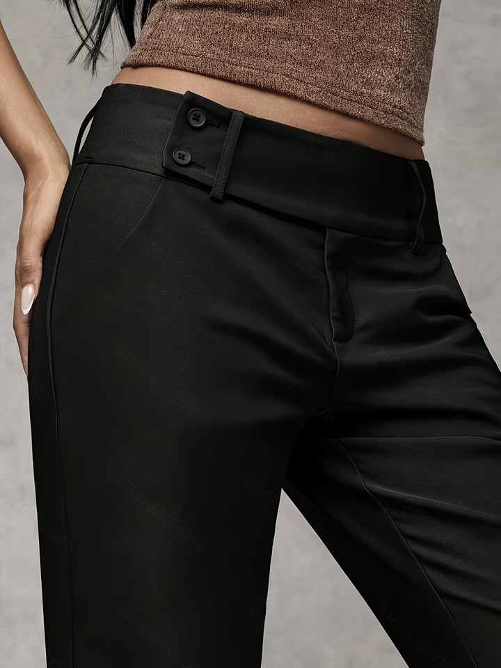 Reniva – A Gamba Larga in Tessuto Pantaloni