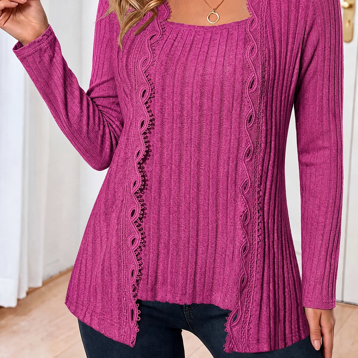 Zirela – A Strati in Maglia Stretch Top