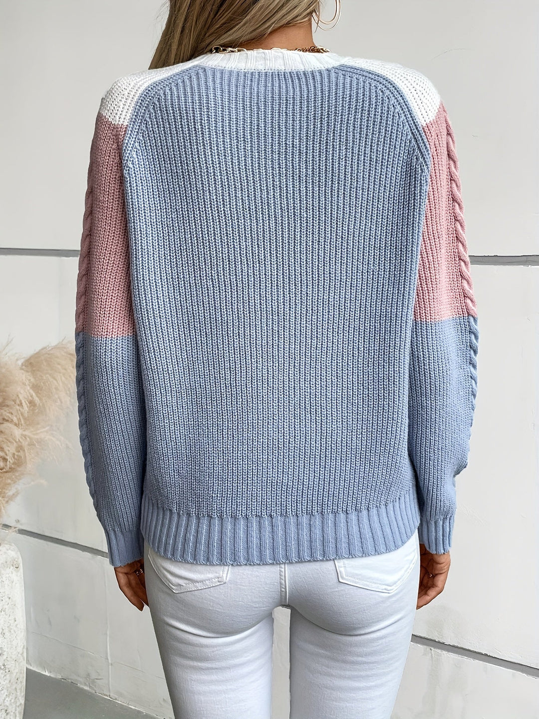 Kevara – A Blocchi di Colore in Maglia Maglione