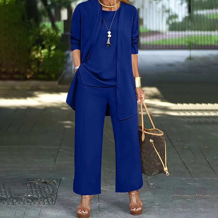 Kevara – Pantaloni a Gamba Larga, Completo a Tre Pezzi