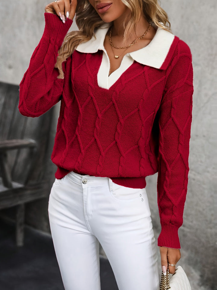Novira – Maglione a Blocchi di Colore