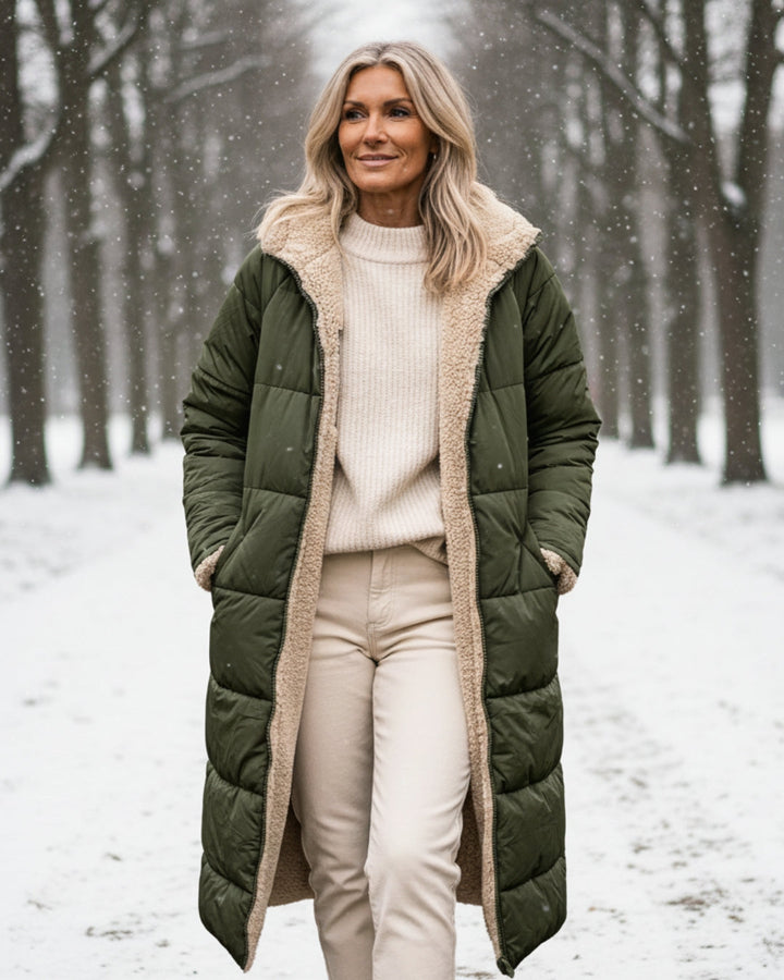 Arlise – Reversibile Foderato in Sherpa Cappotto