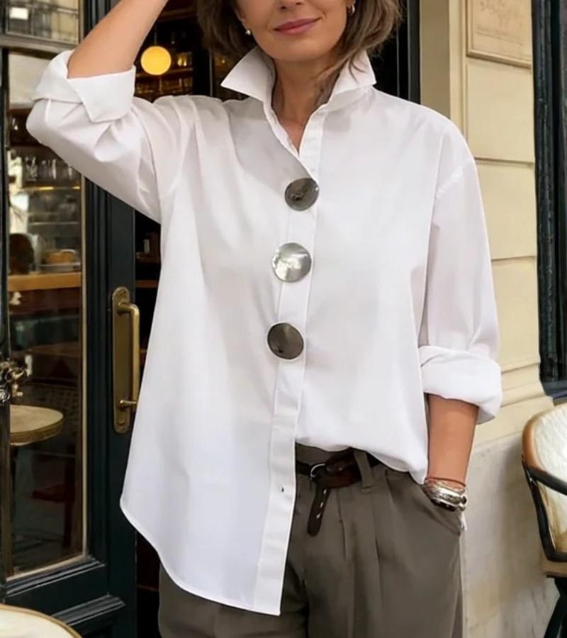 Virela – Collo Alto in Tessuto Blusa