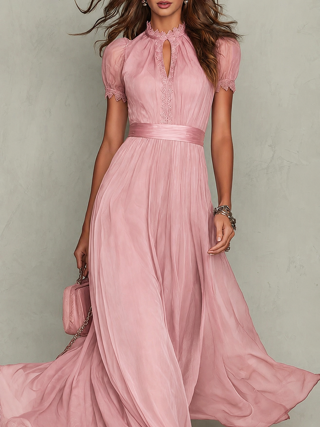 Noreli – Maxi in Chiffon Abito