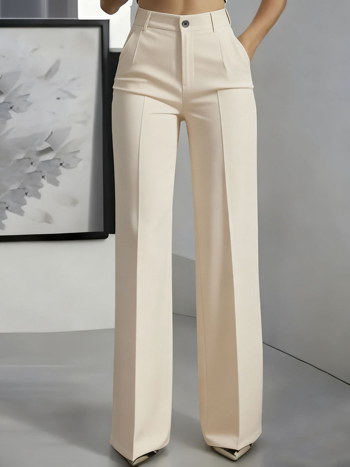 Ilyra – A Vita Alta in Tessuto Stretch Pantaloni