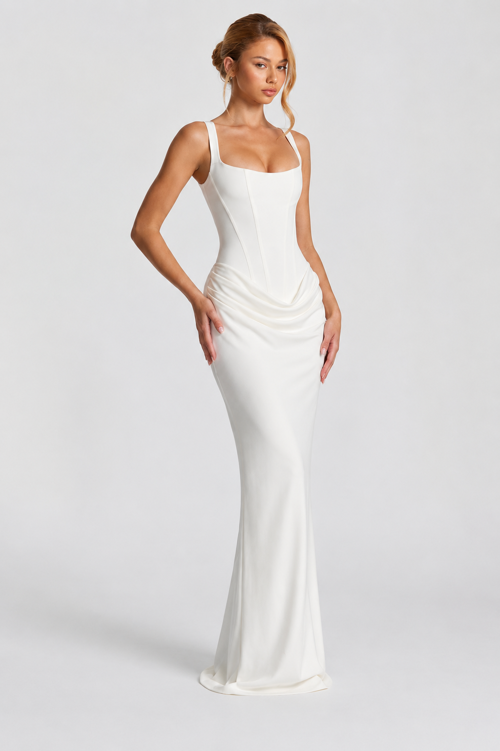 Rheva – Abito Maxi con Corsetto
