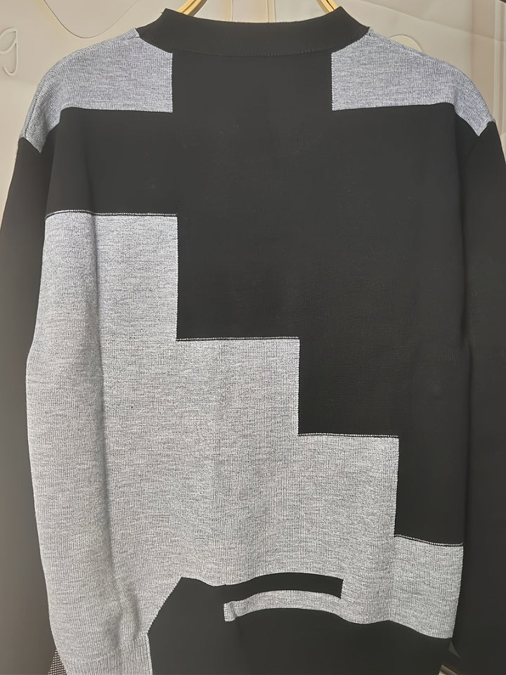Neriva – A Blocchi di Colore in Maglia Maglione