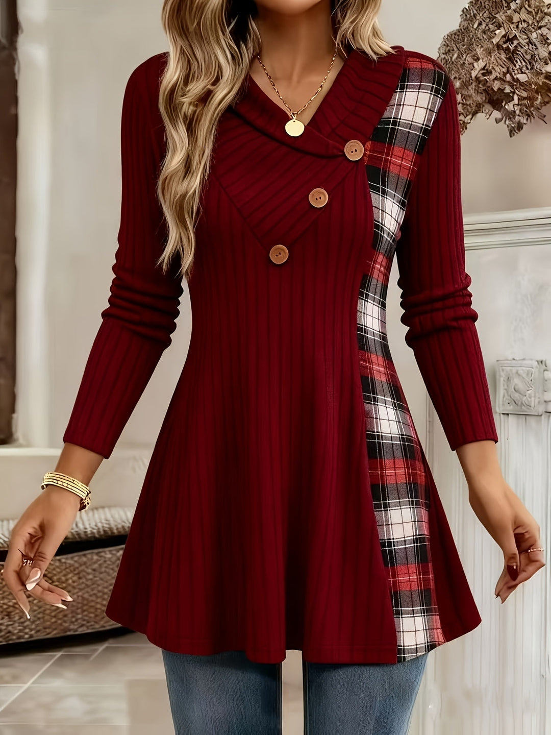 Tavina – Patchwork a Righe T-Shirt