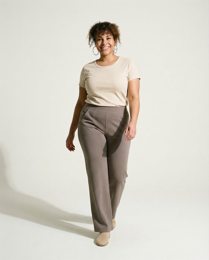 Pantaloni a Gamba Dritta