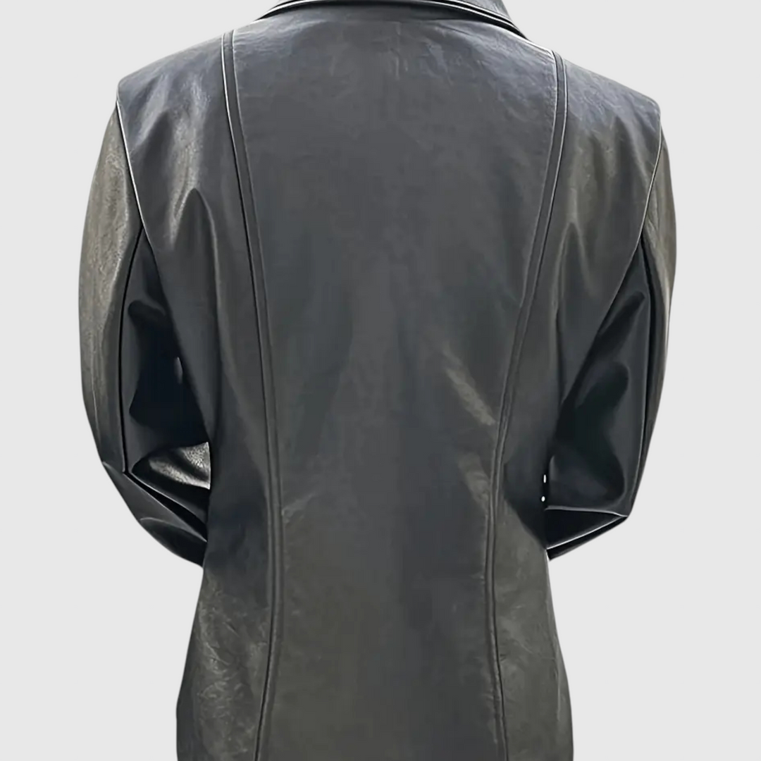 Arabella - Cappotto in effetto pelle su misura