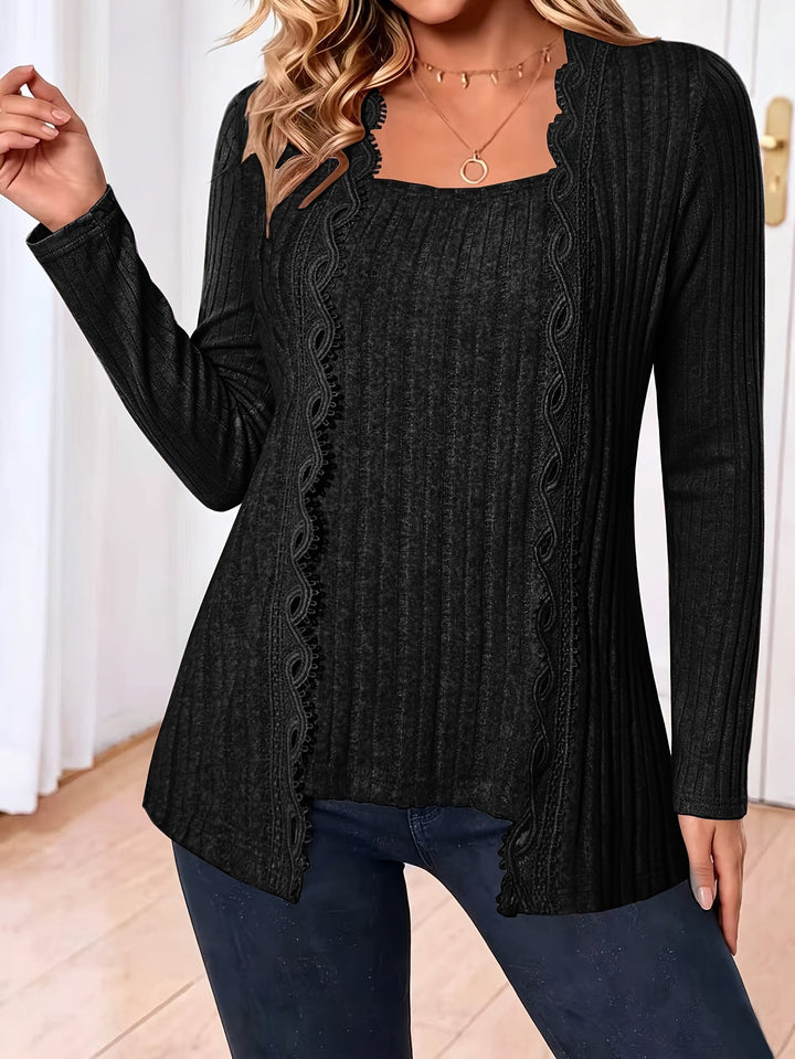 Zirela – A Strati in Maglia Stretch Top