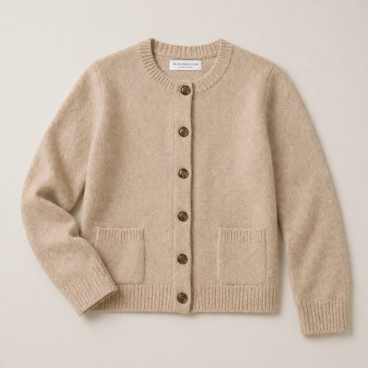 Leniva – Con Bottoni Frontali in Maglia Cardigan