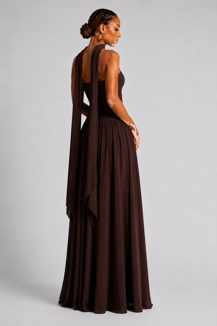 Eryla – Collo All'americana, Maxi Abito
