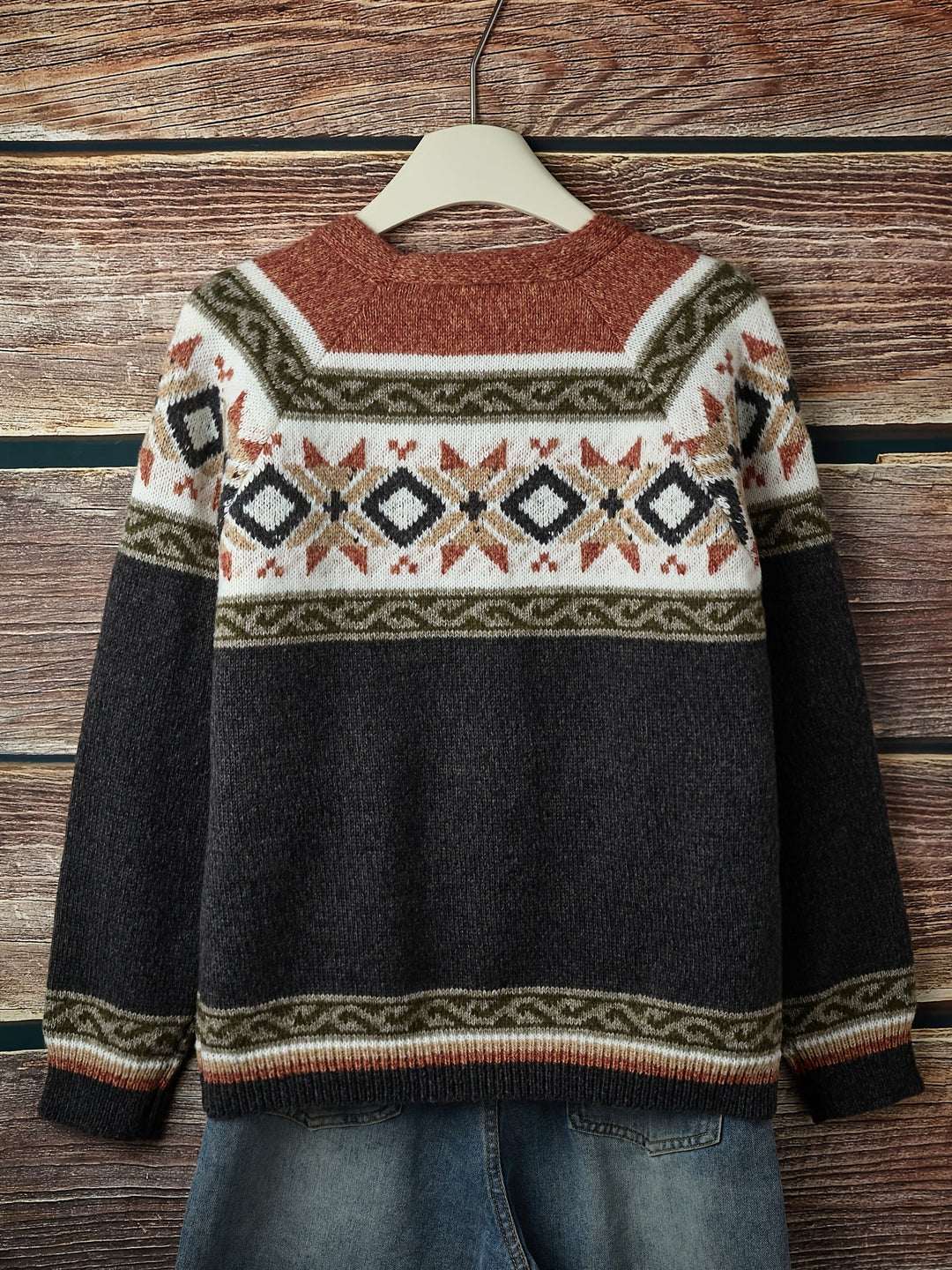 Mireva – A Blocchi di Colore in Maglia Cardigan
