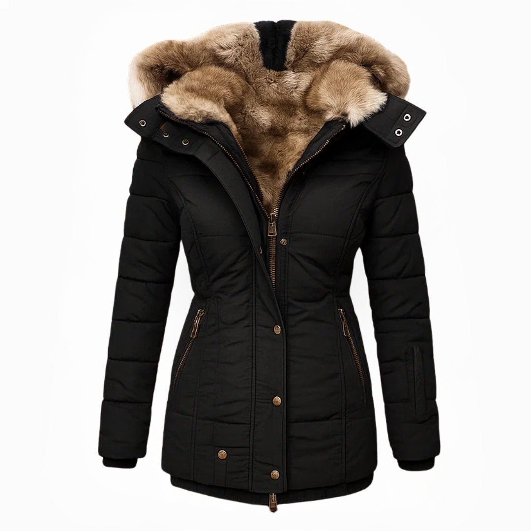 Con Cappuccio Rimovibile - Foderato in Pelliccia - Cappotto