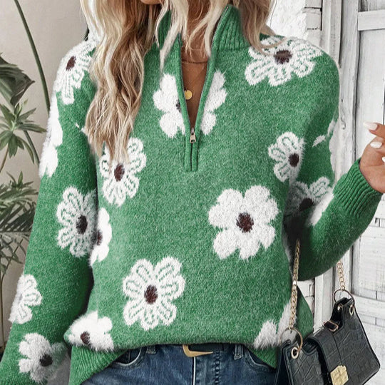 Selaya – Collo a Zip in Maglia Maglione