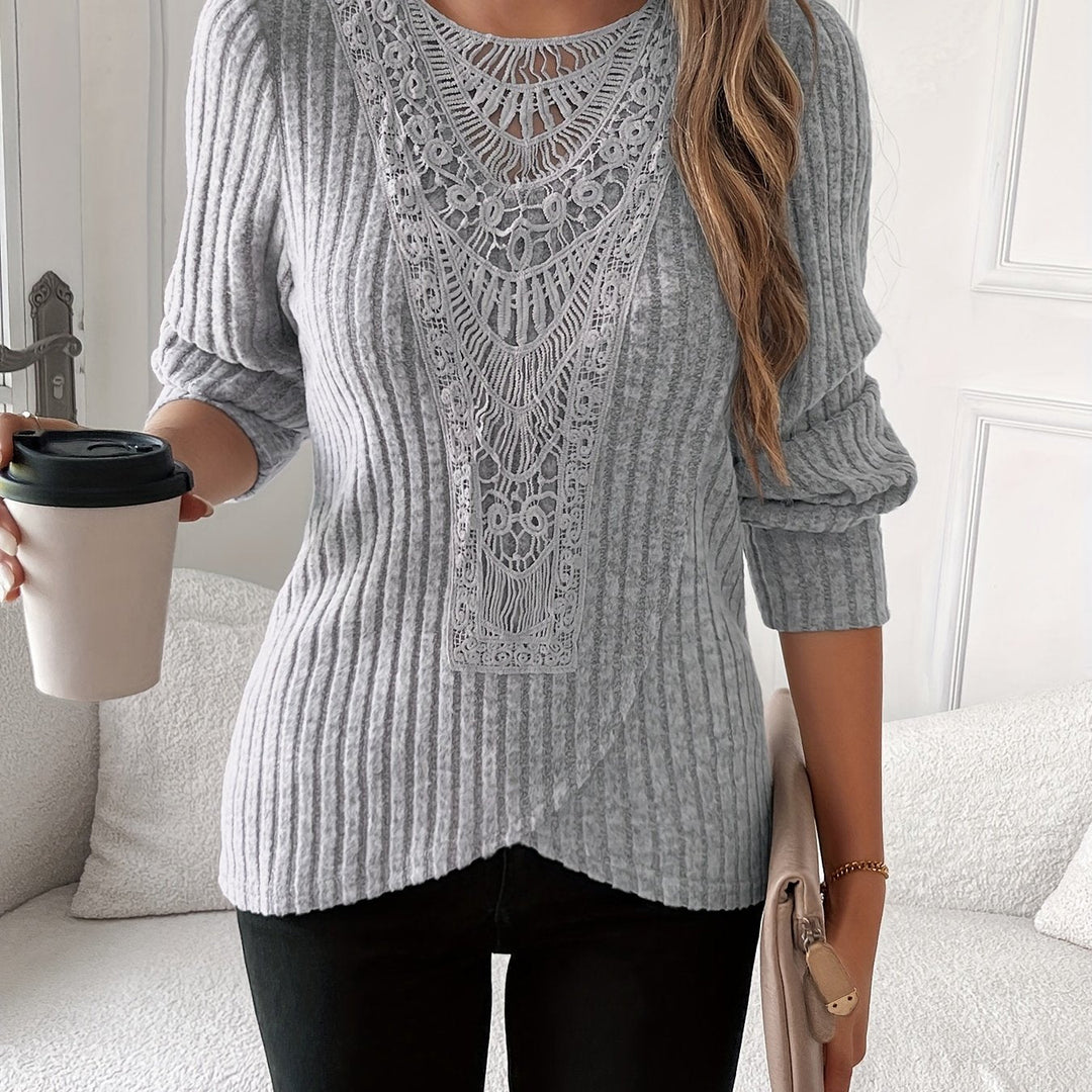 Nivara – Girocollo con Pizzo T-Shirt