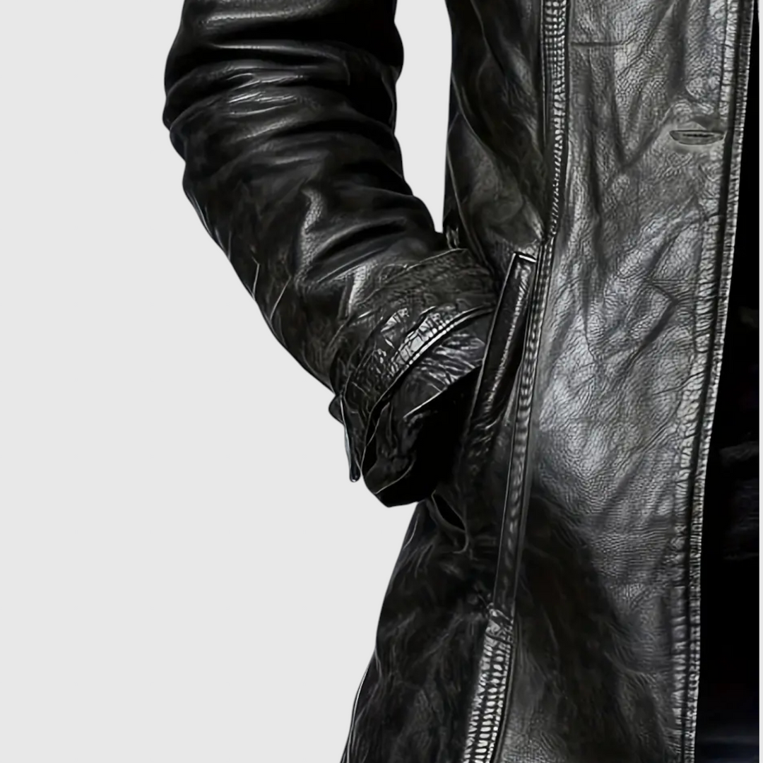 Arabella - Cappotto in effetto pelle su misura