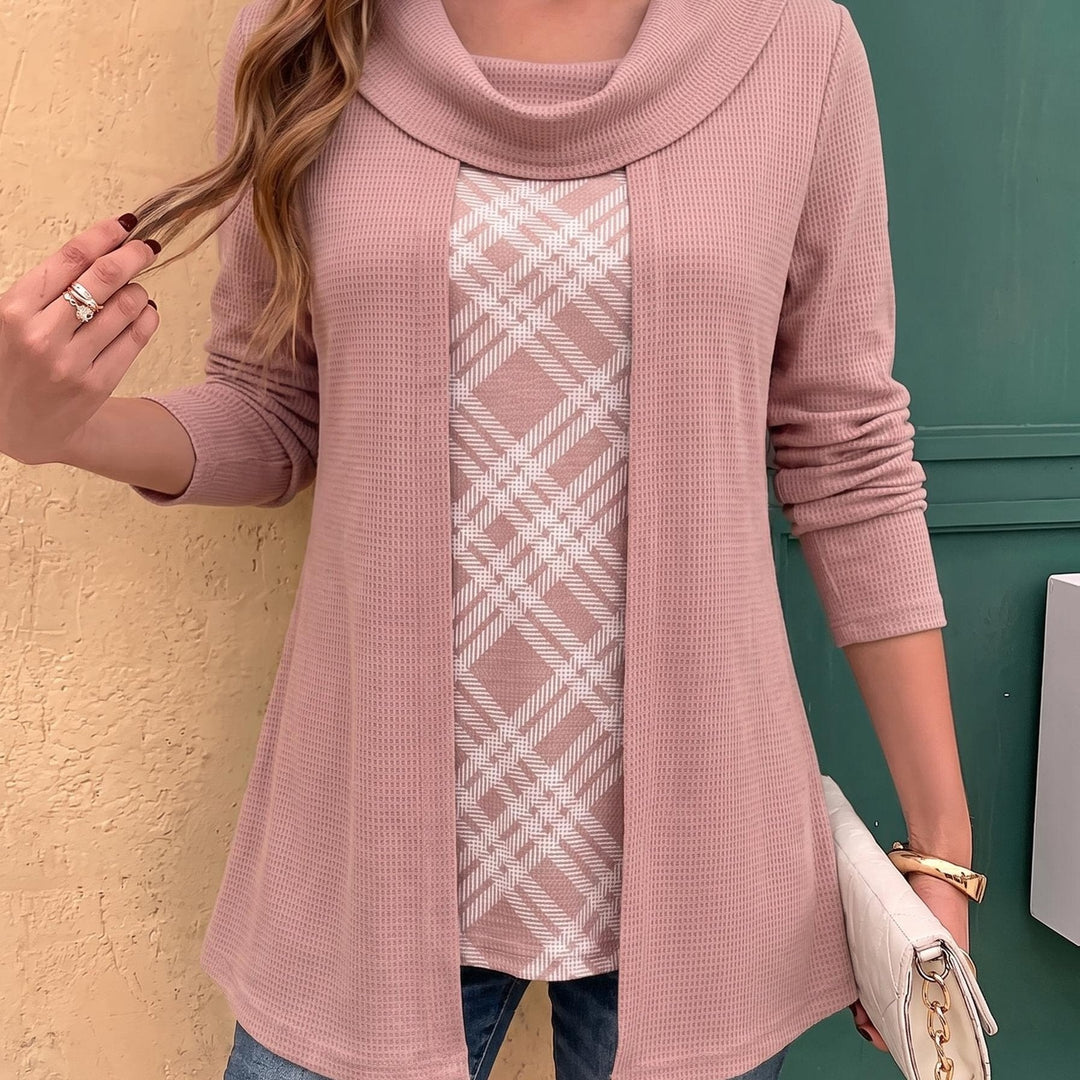 Tivora – Effetto Due Pezzi in Maglia Top