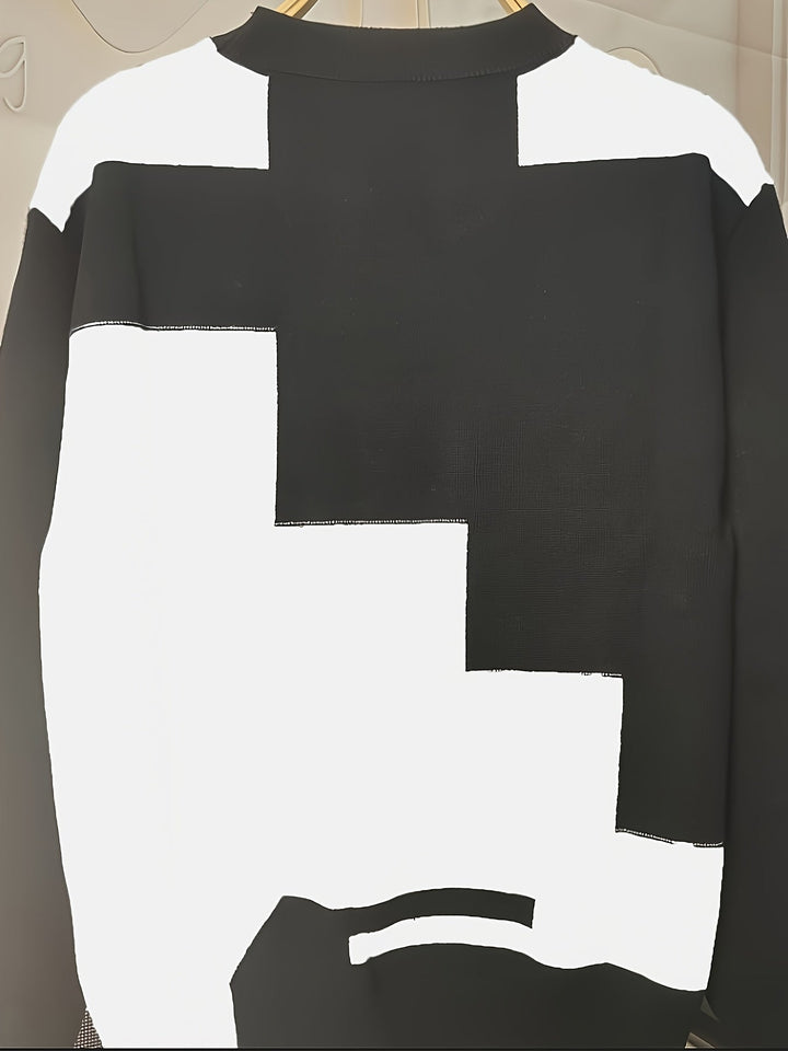Neriva – A Blocchi di Colore in Maglia Maglione