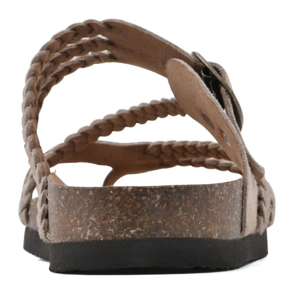 Selira – Sandali in Camoscio Intrecciato