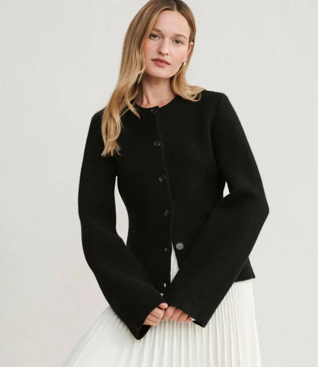 Leniva – Con Bottoni Frontali in Maglia Cardigan
