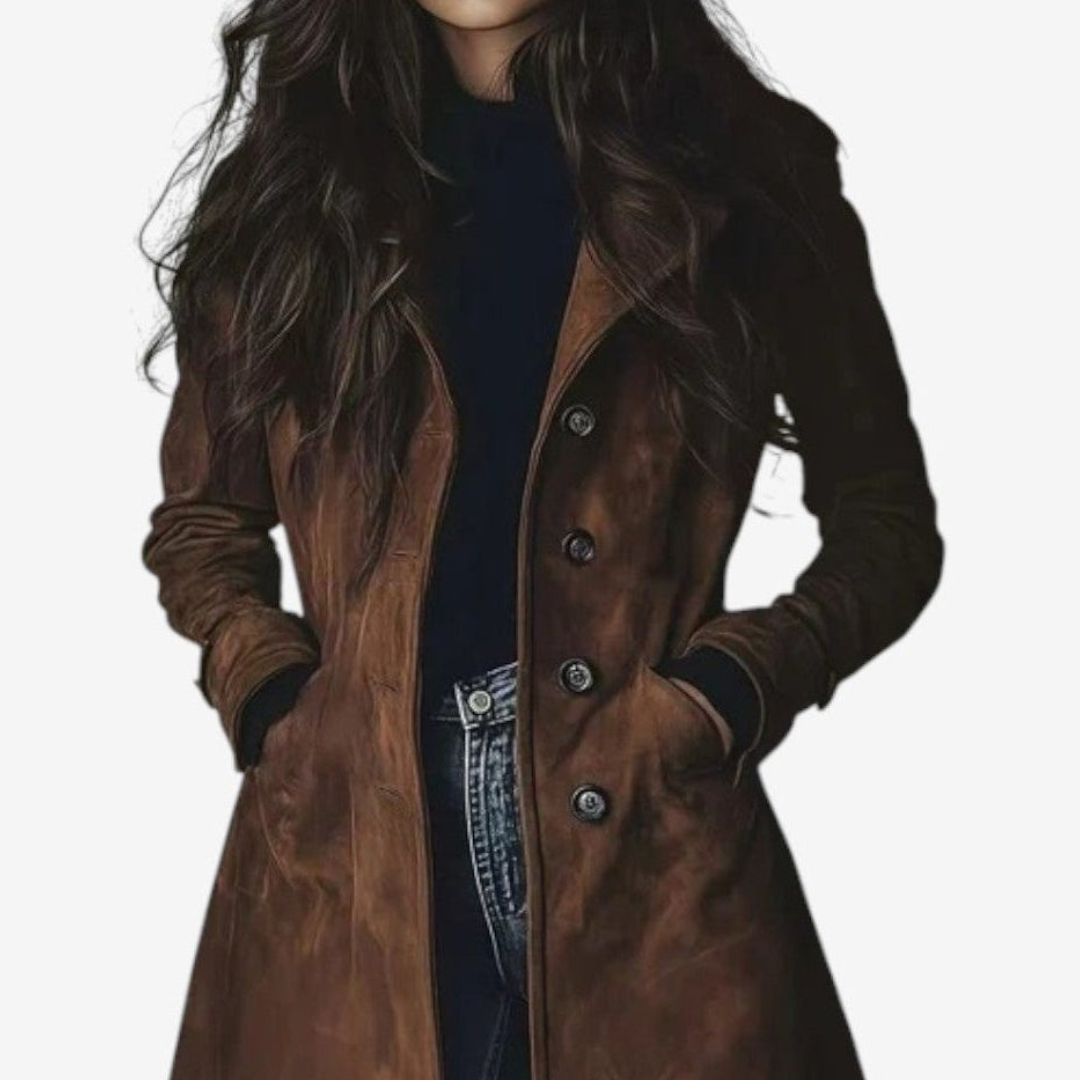 Lungo In Tessuto Cappotto