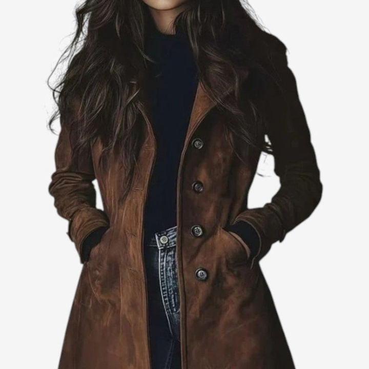 Lungo In Tessuto Cappotto