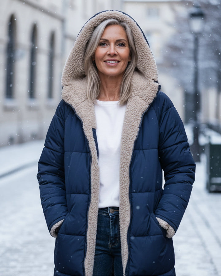 Arlise – Reversibile Foderato in Sherpa Cappotto