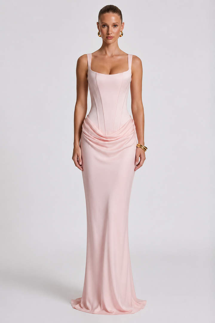 Rheva – Abito Maxi con Corsetto