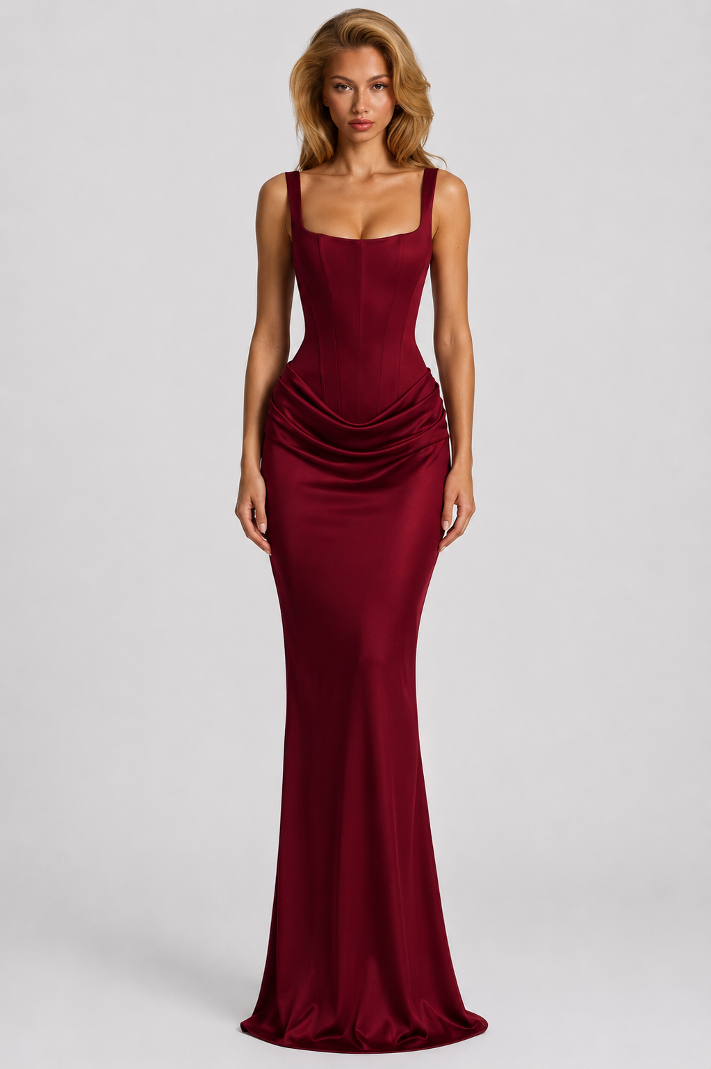 Rheva – Abito Maxi con Corsetto