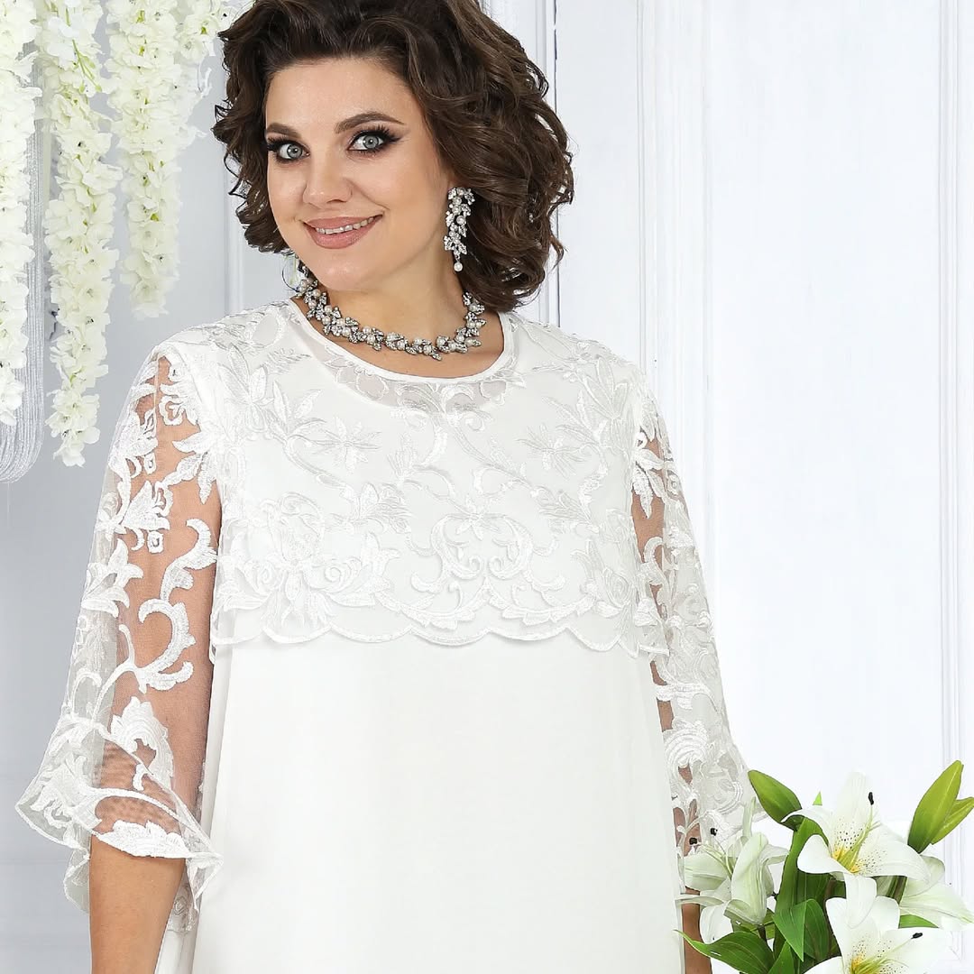 Novira – Patchwork in Chiffon Abito