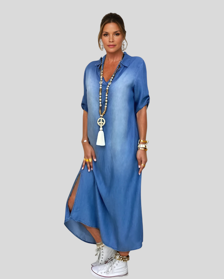 Mevra – Vestibilità Rilassata in Denim – Abito