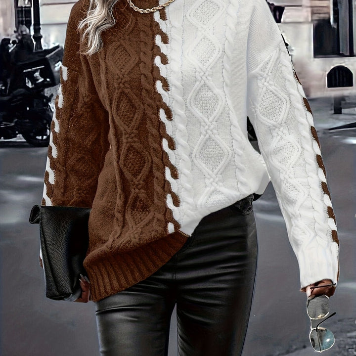 Nerise – A Righe Verticali in Maglia, Blusa