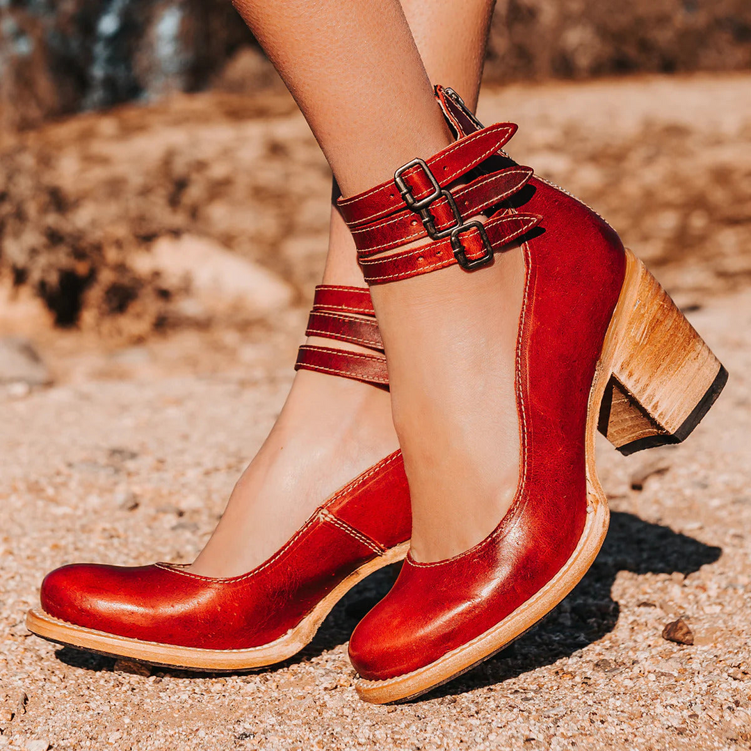 Navira – Con Cinghie in Pelle Scarpe con Tacco