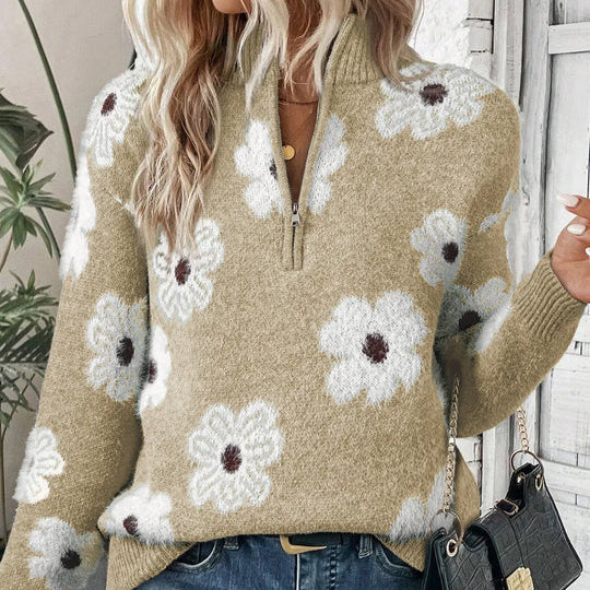 Selaya – Collo a Zip in Maglia Maglione
