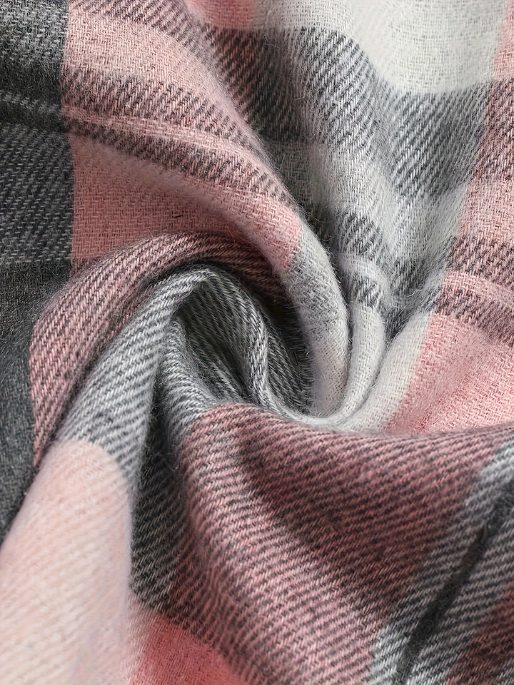 Rilena – Maniche Lunghe a Quadretti Camicia