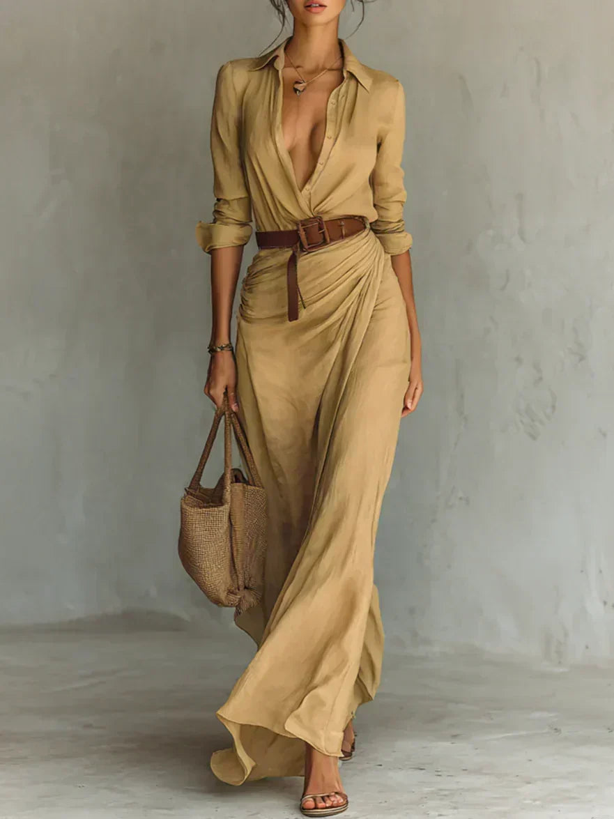 Sevra – Con Cintura, Abito Maxi