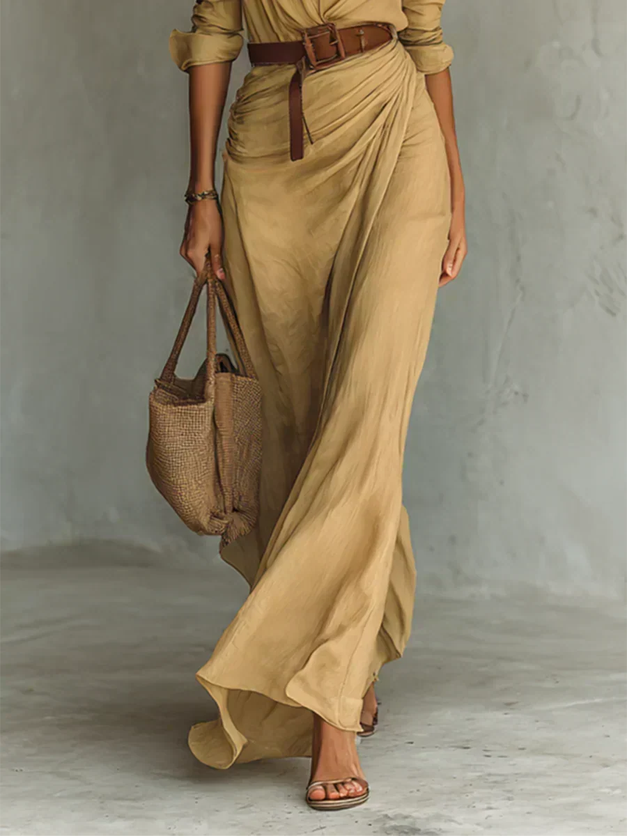 Sevra – Con Cintura, Abito Maxi