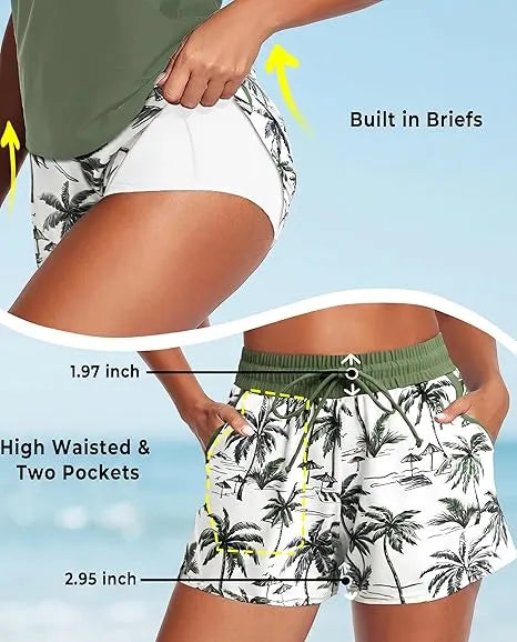 Rilena – Boyshorts con Tasche in Tricot, Set Tankini