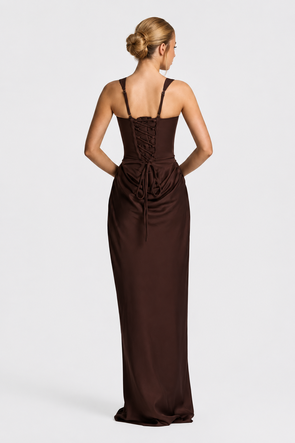 Rheva – Abito Maxi con Corsetto