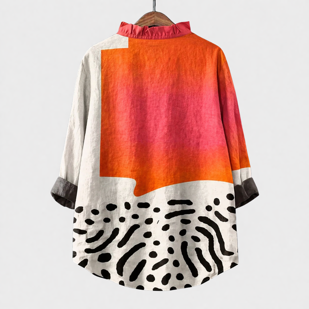 Seniva – Stampata in Lino Blusa