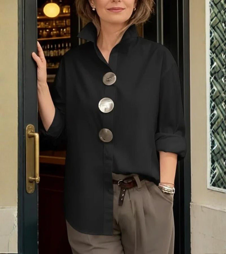 Virela – Collo Alto in Tessuto Blusa