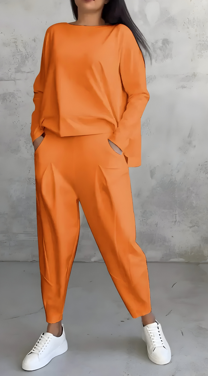 Veyla – Collo Alto e Zip Laterale in Tricot, Completo in Maglia